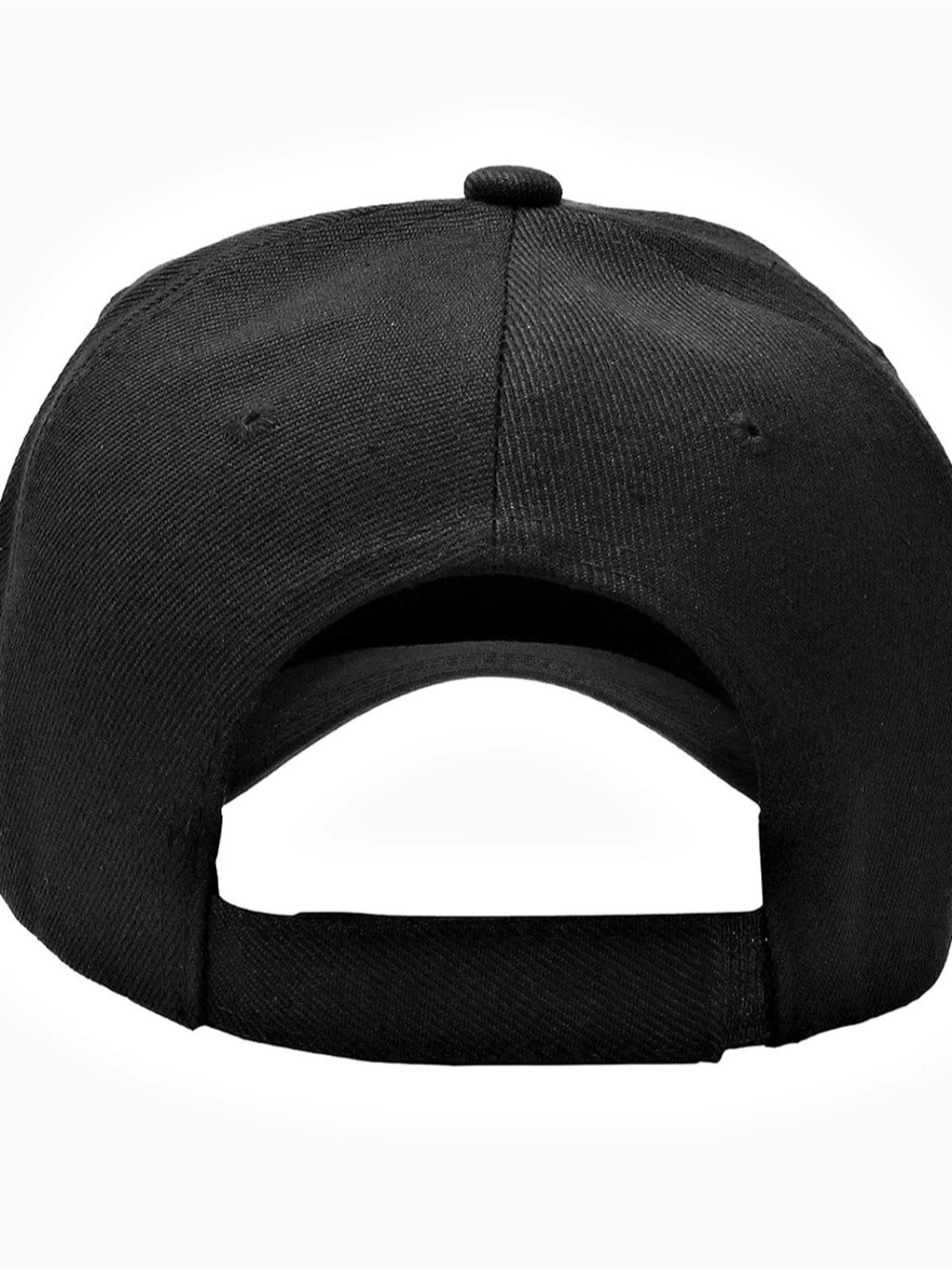 Black Baseball Cap - Picture 7 of 11